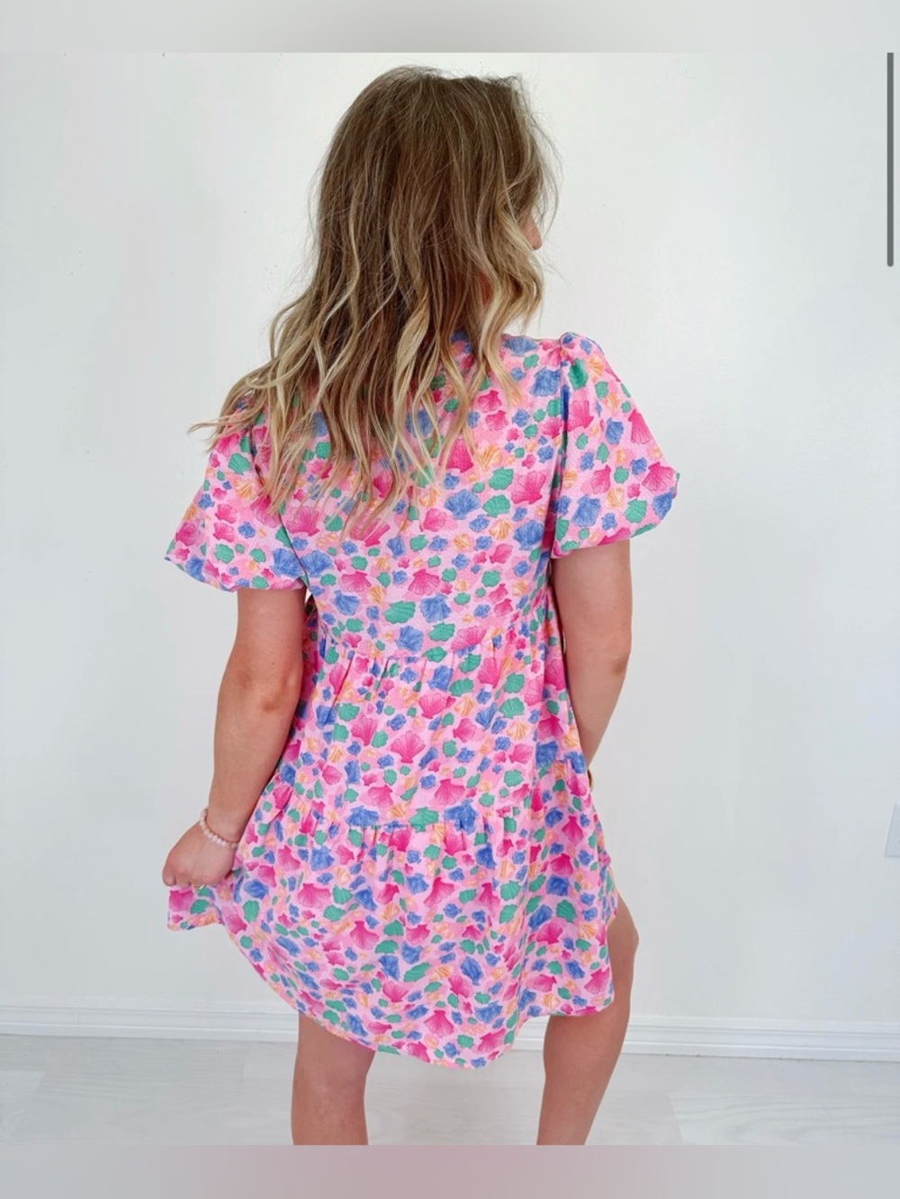 NWT SULLIVAN SEASHELL PRINT SHIRT DRESS - Picture 10 of 13